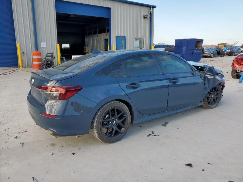 2HGFE2F5XSH556388 - 2025 HONDA CIVIC SPORT BLUE photo 3