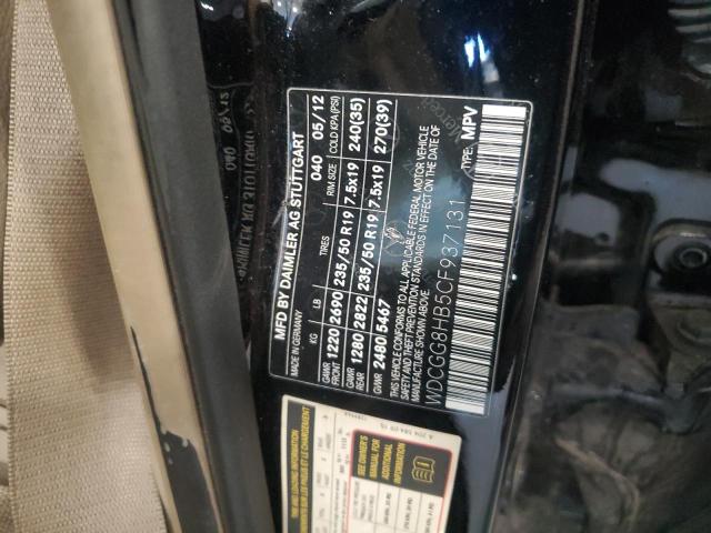 WDCGG8HB5CF937131 - 2012 MERCEDES-BENZ GLK 350 4MATIC BLACK photo 13