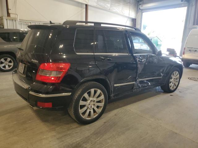 WDCGG8HB5CF937131 - 2012 MERCEDES-BENZ GLK 350 4MATIC BLACK photo 3