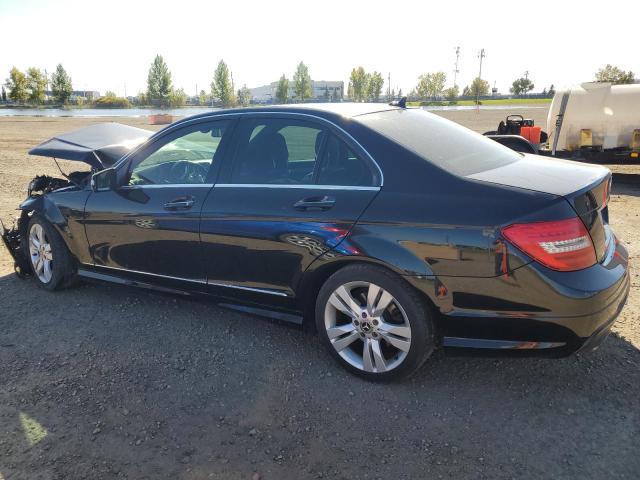 WDDGF8BB5CA683652 - 2012 MERCEDES-BENZ C 300 4MATIC BLACK photo 2