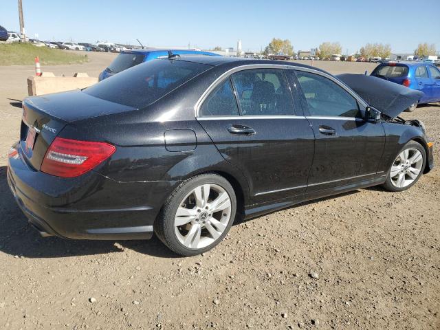 WDDGF8BB5CA683652 - 2012 MERCEDES-BENZ C 300 4MATIC BLACK photo 3