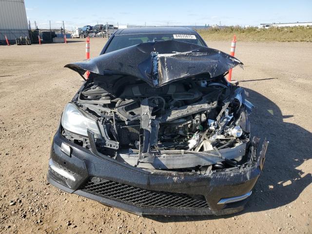 WDDGF8BB5CA683652 - 2012 MERCEDES-BENZ C 300 4MATIC BLACK photo 5