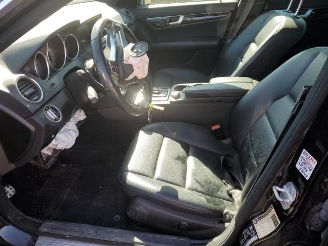 WDDGF8BB5CA683652 - 2012 MERCEDES-BENZ C 300 4MATIC BLACK photo 7