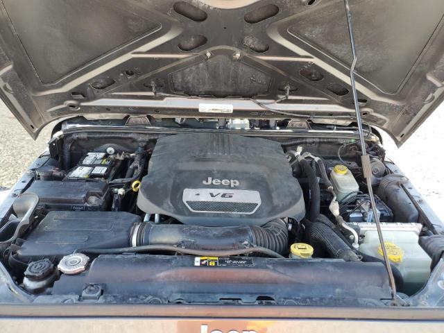 1C4BJWDG3HL599194 - 2017 JEEP WRANGLER U SPORT GRAY photo 12