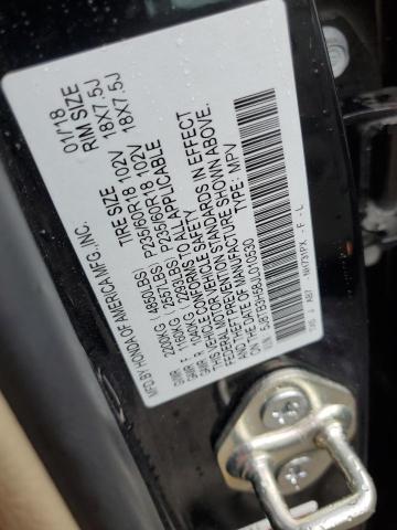 5J8TB3H58JL010530 - 2018 ACURA RDX TECHNOLOGY BLACK photo 13