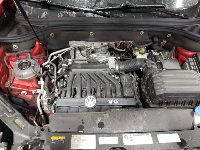 1V2BR2CA0MC516666 - 2021 VOLKSWAGEN ATLAS SEL RED photo 12