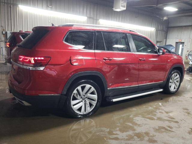 1V2BR2CA0MC516666 - 2021 VOLKSWAGEN ATLAS SEL RED photo 3