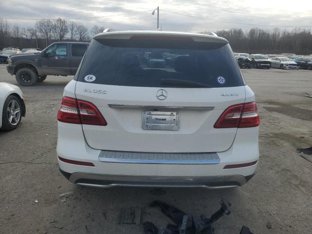 4JGDA5HB5EA322759 - 2014 MERCEDES-BENZ ML 350 4MATIC WHITE photo 6