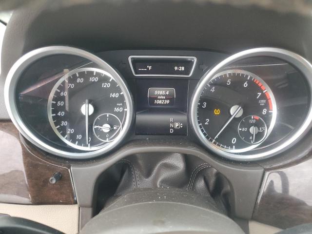 4JGDA5HB5EA322759 - 2014 MERCEDES-BENZ ML 350 4MATIC WHITE photo 9