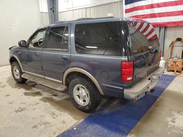 1FMFU18L42LA59519 - 2002 FORD EXPEDITION EDDIE BAUER BLUE photo 2