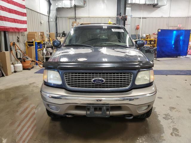 1FMFU18L42LA59519 - 2002 FORD EXPEDITION EDDIE BAUER BLUE photo 5