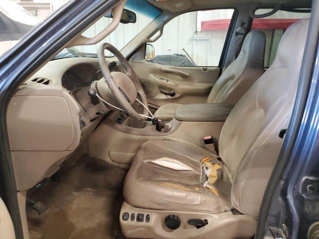 1FMFU18L42LA59519 - 2002 FORD EXPEDITION EDDIE BAUER BLUE photo 7