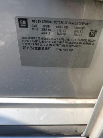 2G1105S3XH9131567 - 2017 CHEVROLET IMPALA LT 银色 照片 23