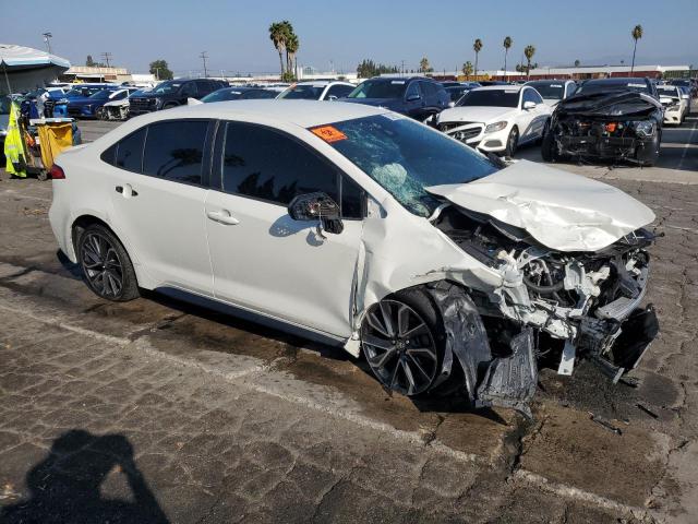 JTDS4MCE0MJ059285 - 2021 TOYOTA COROLLA SE WHITE photo 4