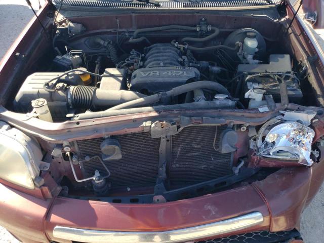 5TBRT34136S482822 - 2006 TOYOTA TUNDRA ACCESS CAB SR5 BURGUNDY photo 11
