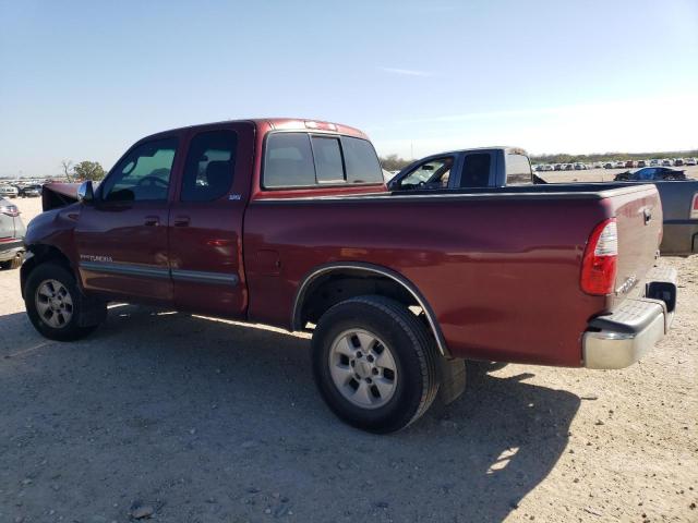 5TBRT34136S482822 - 2006 TOYOTA TUNDRA ACCESS CAB SR5 BURGUNDY photo 2
