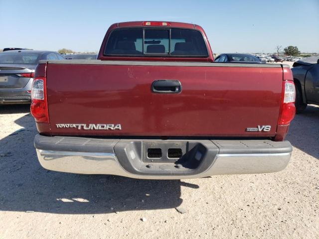 5TBRT34136S482822 - 2006 TOYOTA TUNDRA ACCESS CAB SR5 BURGUNDY photo 6