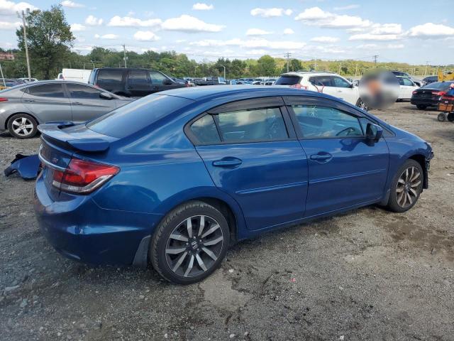 2HGFB2F90FH503118 - 2015 HONDA CIVIC EXL BLUE photo 3