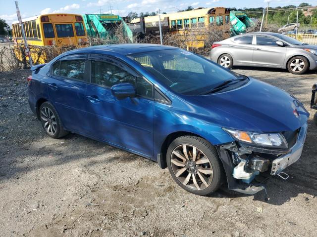 2HGFB2F90FH503118 - 2015 HONDA CIVIC EXL BLUE photo 4