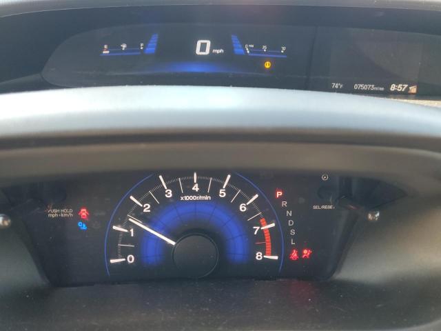 2HGFB2F90FH503118 - 2015 HONDA CIVIC EXL BLUE photo 9