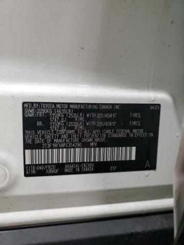 2T3F1RFV8PC354290 - 2023 TOYOTA RAV4 LE WHITE photo 14