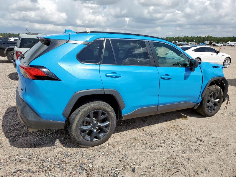 2T3H1RFV1MW145749 - 2021 TOYOTA RAV4 LE BLUE photo 3
