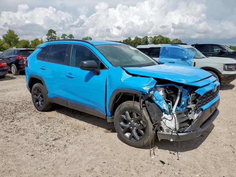 2T3H1RFV1MW145749 - 2021 TOYOTA RAV4 LE BLUE photo 4