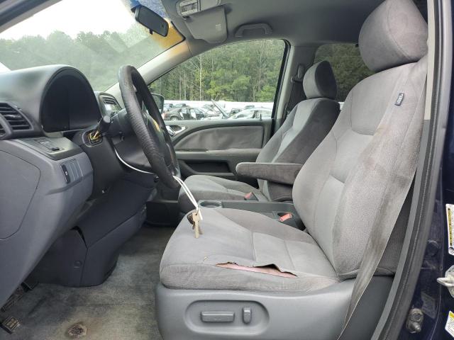 5FNRL384X7B010165 - 2007 HONDA ODYSSEY EX BLUE photo 7