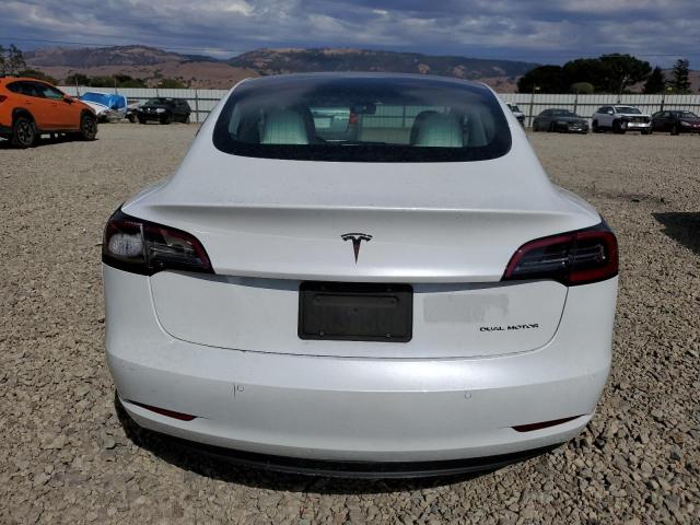 5YJ3E1EB1LF640562 - 2020 TESLA MODEL 3 WHITE photo 6