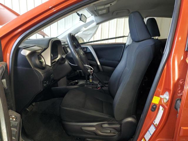 JTMBFREV0GJ084597 - 2016 TOYOTA RAV4 LE ORANGE photo 7