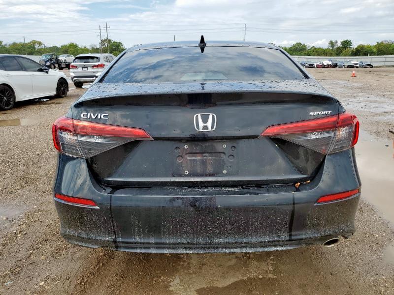 2HGFE2F56NH582930 - 2022 HONDA CIVIC SPORT შავი ფოტო 6