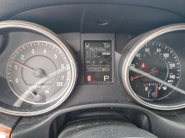 1C4RJFBG8CC300891 - 2012 JEEP GRAND CHER LIMITED Grafit fotoğraf 9