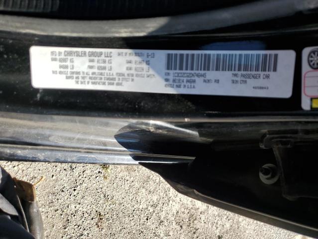 1C3CDZCG2DN746445 - 2013 DODGE AVENGER SXT Czarny zdjęcie 12