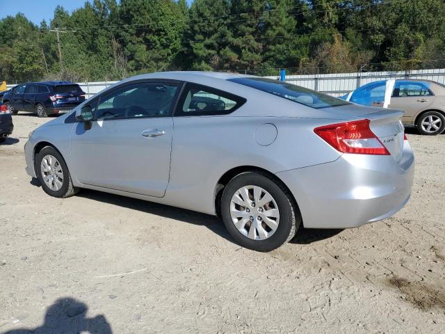 2HGFG3B59CH552503 - 2012 HONDA CIVIC LX ვერცხლისფერი ფოტო 2