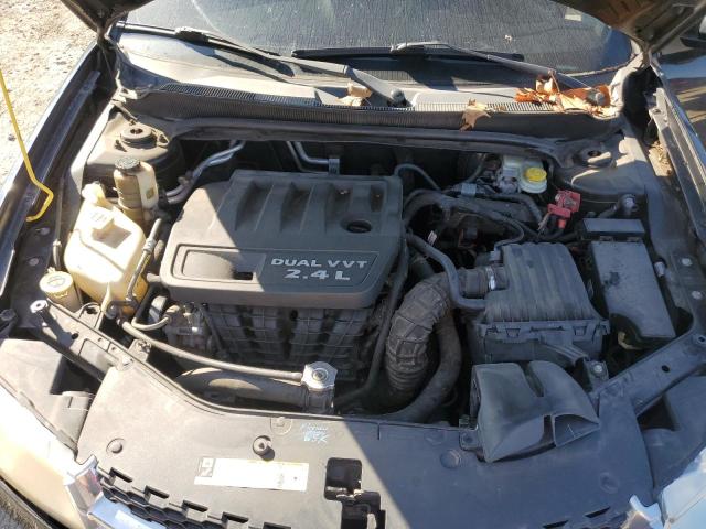 1C3CDZCB4CN161742 - 2012 DODGE AVENGER SXT შავი ფოტო 11