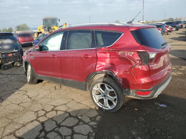 1FMCU0J96HUB01252 - 2017 FORD ESCAPE TITANIUM RED photo 2