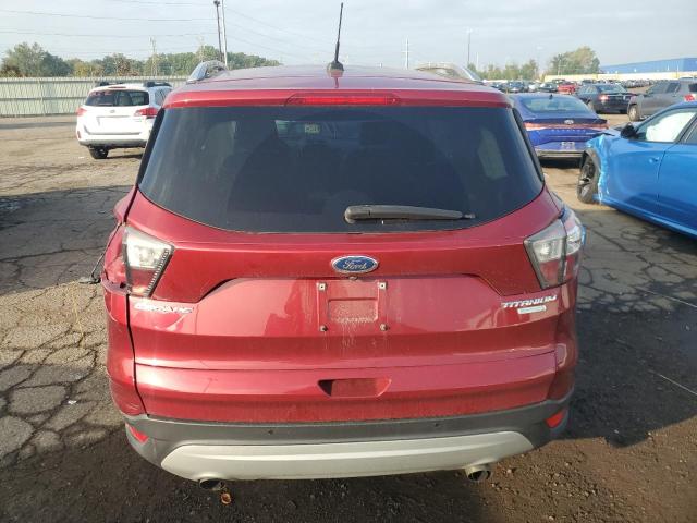 1FMCU0J96HUB01252 - 2017 FORD ESCAPE TITANIUM RED photo 6