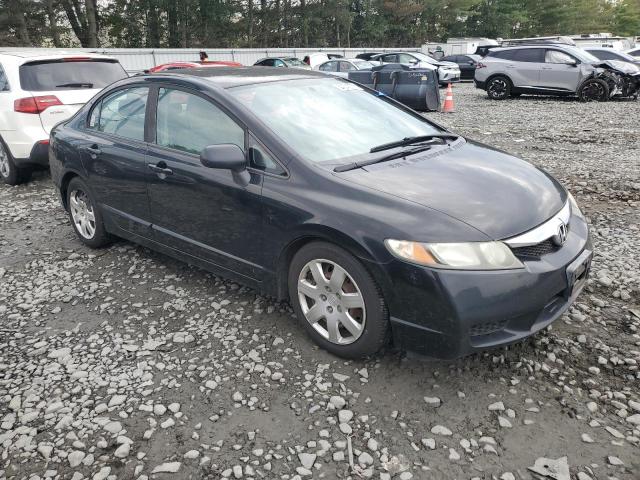 19XFA16569E047764 - 2009 HONDA CIVIC LX BLACK photo 4