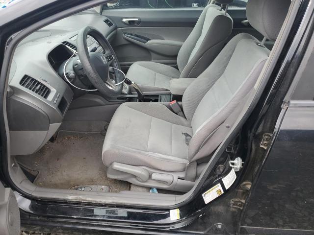 19XFA16569E047764 - 2009 HONDA CIVIC LX BLACK photo 7