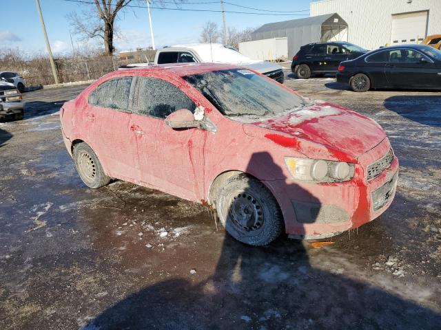 1G1JB5EH2D4192409 - 2013 CHEVROLET SONIC LS წითელი ფოტო 4