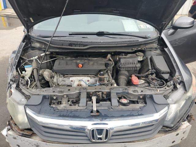 19XFB2F81CE322705 - 2012 HONDA CIVIC EX ნაცრისფერი ფოტო 11