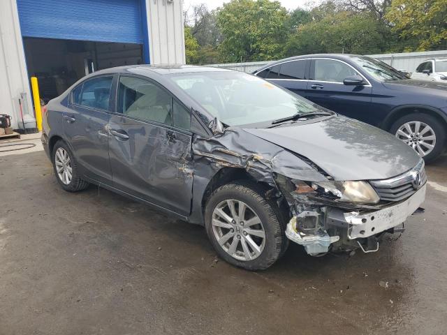 19XFB2F81CE322705 - 2012 HONDA CIVIC EX ნაცრისფერი ფოტო 4