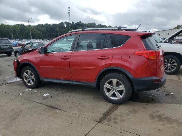 2T3WFREVXFW130812 - 2015 TOYOTA RAV4 XLE RED photo 2