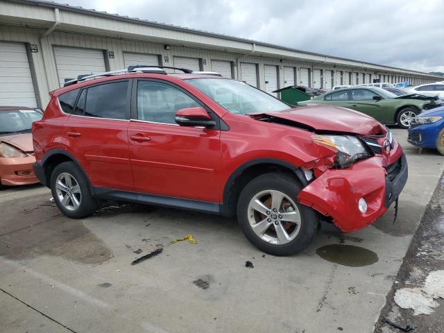 2T3WFREVXFW130812 - 2015 TOYOTA RAV4 XLE RED photo 4
