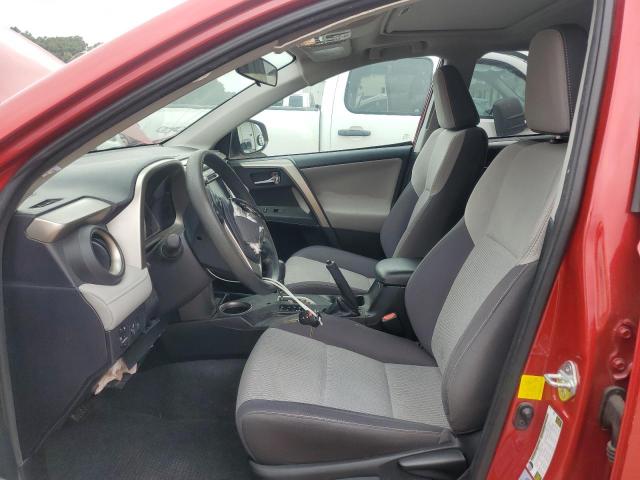 2T3WFREVXFW130812 - 2015 TOYOTA RAV4 XLE RED photo 7