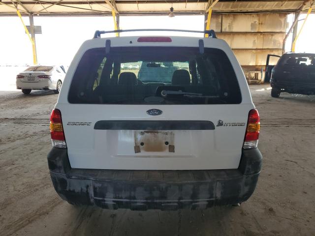 1FMYU96H65KE33631 - 2005 FORD ESCAPE HEV 白色 照片 6