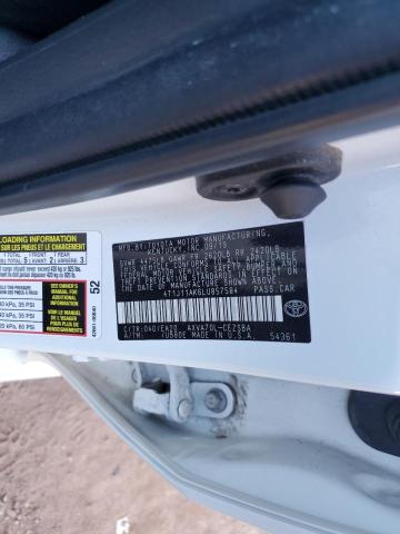 4T1J11AK6LU857584 - 2020 TOYOTA CAMRY SE თეთრი ფოტო 12