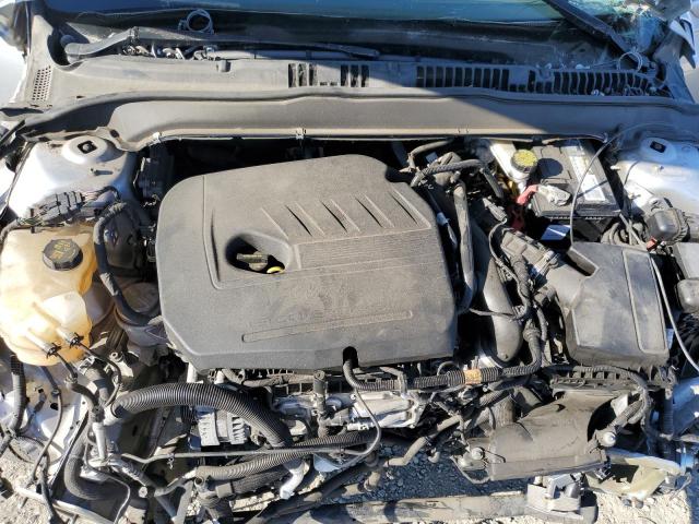 3FA6P0HD8ER158743 - 2014 FORD FUSION SE Արծաթագույն լուսանկար 11