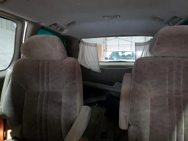 4T3ZF13C72U463883 - 2002 TOYOTA SIENNA LE თაფლისფერი ფოტო 10