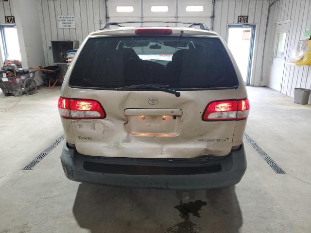 4T3ZF13C72U463883 - 2002 TOYOTA SIENNA LE თაფლისფერი ფოტო 6